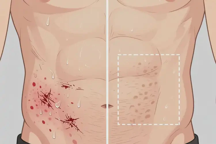 男生肚子出濕疹可以徹底自愈嗎(圖1)