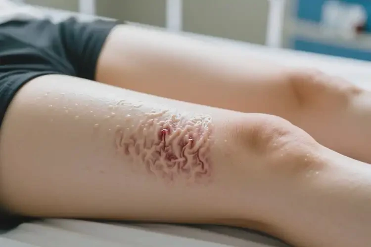 女生大腿上偶爾起濕疹能徹底自愈嗎(圖2)