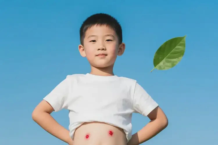 小學(xué)生肚子上偶爾長(zhǎng)濕疹能夠徹底治愈嗎(圖1)