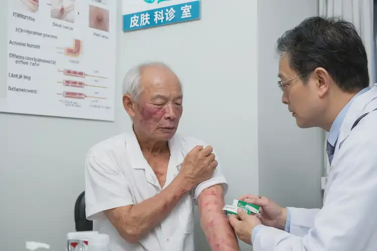 老年人面部偶爾長濕疹能不能徹底自愈(圖2)