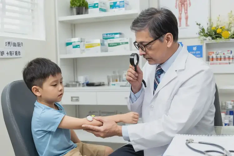 幼兒手臂上出濕疹能靠自己自愈嗎(圖1)