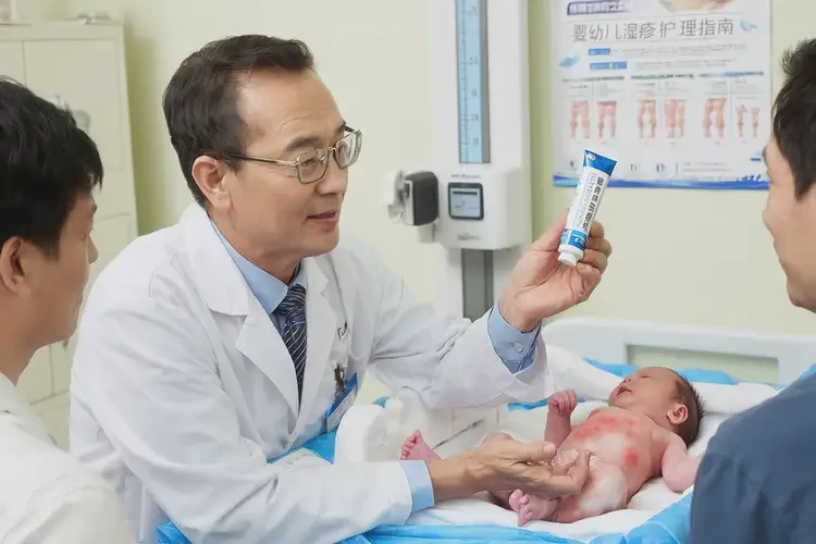 新生兒手臂出濕疹能夠徹底治愈嗎(圖2)