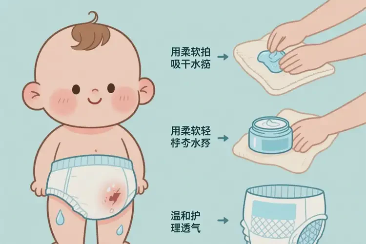 少儿屁股上容易起湿疹能够彻底治愈吗(图1)