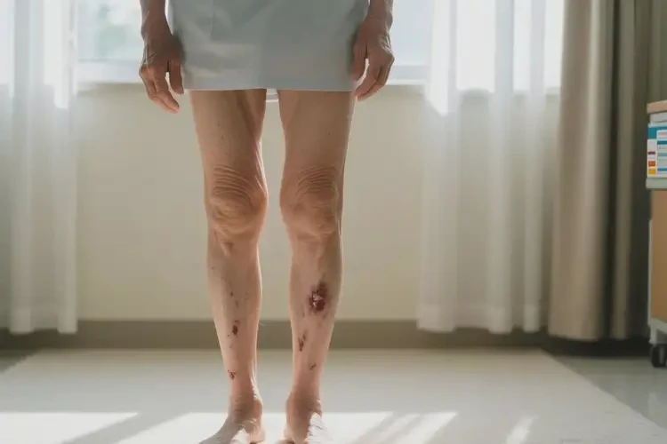 高齡老人大腿上經(jīng)常長濕疹能夠徹底治愈嗎(圖2)