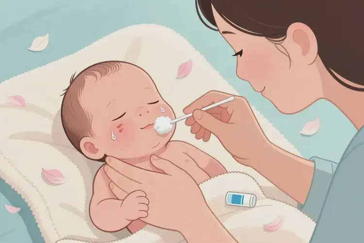 新生兒面部容易起濕疹能夠徹底治愈嗎(圖2)