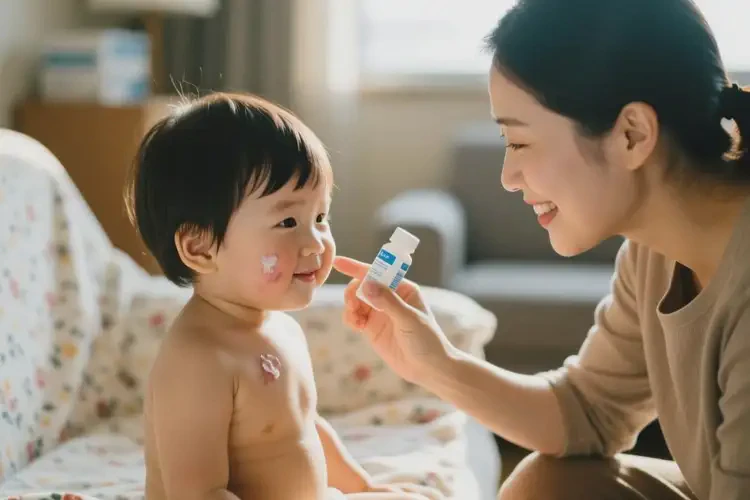 幼兒面部偶爾起濕疹能夠徹底治愈嗎(圖4)