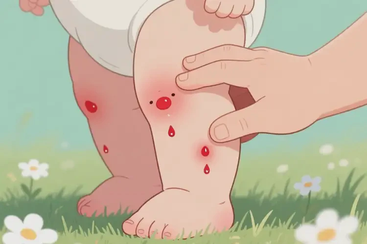 新生兒小腿容易長濕疹可以徹底自愈嗎(圖2)