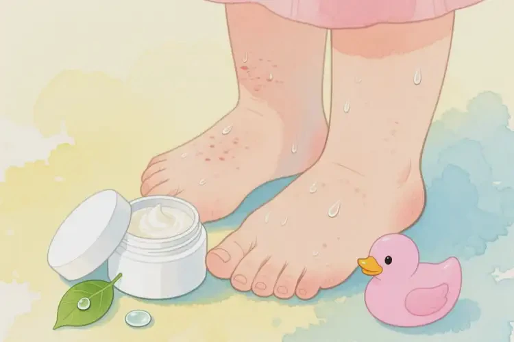 少兒腳上容易長(zhǎng)濕疹可不可以徹底自愈(圖1)