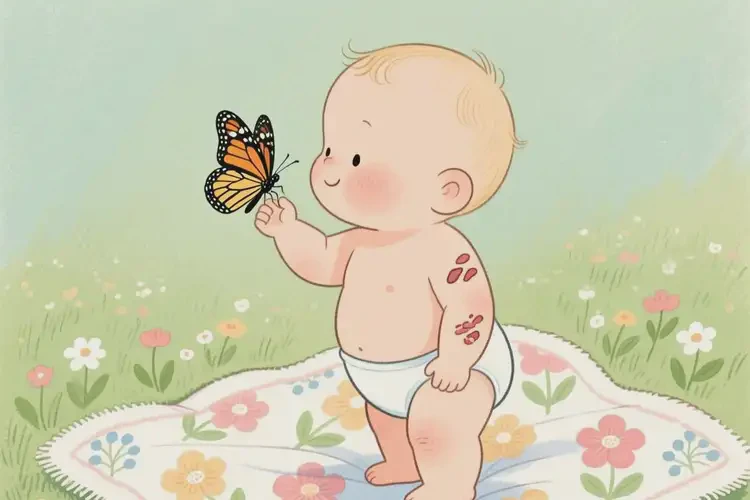 嬰幼兒身上出現(xiàn)濕疹不管它會自己痊愈嗎(圖2)