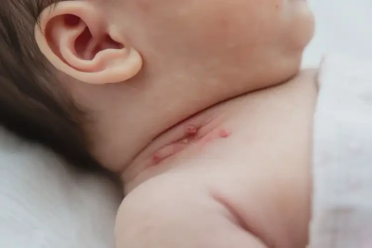 新生兒脖子上偶爾長濕疹可不可以徹底自愈(圖4)