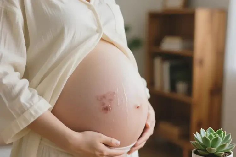 孕婦肚子上容易起濕疹不管它會自己自愈嗎(圖3)