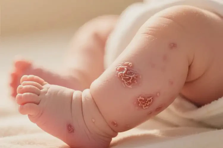 新生兒小腿出現(xiàn)濕疹可不可以徹底自愈(圖3)