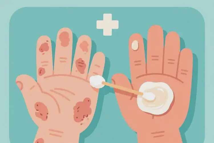 小兒手上出濕疹能夠徹底治愈嗎(圖3)