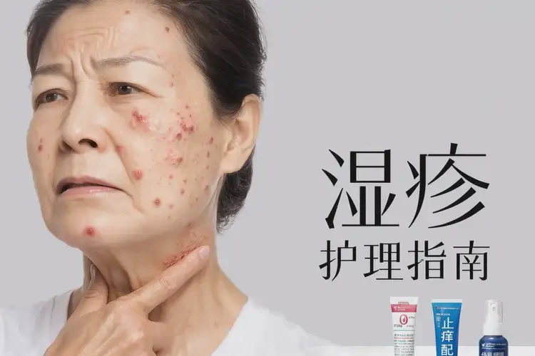 女人脖子長濕疹不管它會(huì)自己好嗎(圖4)