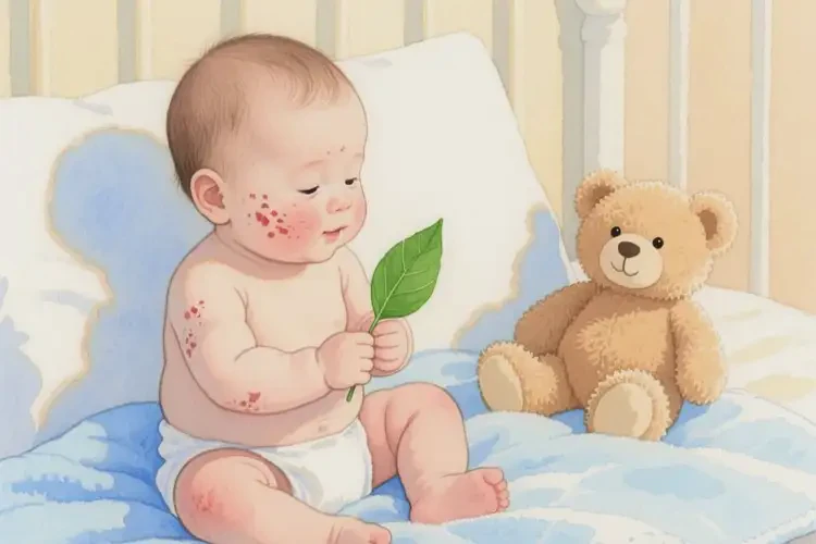 嬰幼兒身上出現(xiàn)濕疹不管它會自己痊愈嗎(圖3)