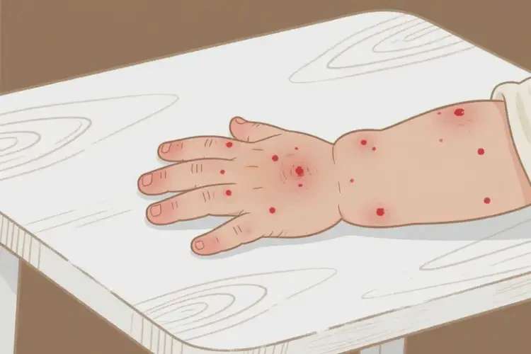 幼兒手上容易起濕疹不管它會(huì)自己痊愈嗎(圖1)