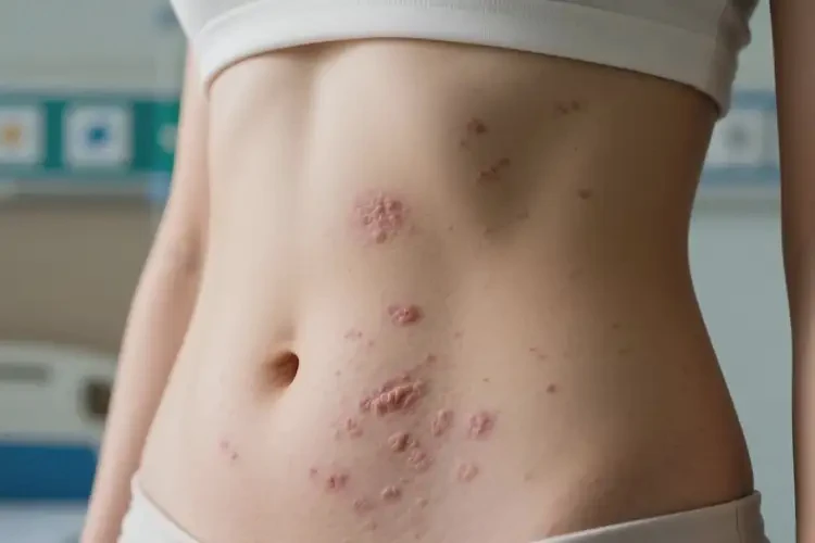 女人肚子上出現(xiàn)濕疹能夠徹底治愈嗎(圖4)