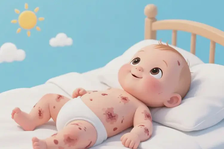 小兒全身容易長(zhǎng)濕疹不管它會(huì)自己好嗎(圖2)