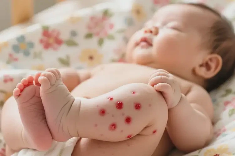 寶寶身上經(jīng)常起濕疹不管它會自己自愈嗎(圖1)