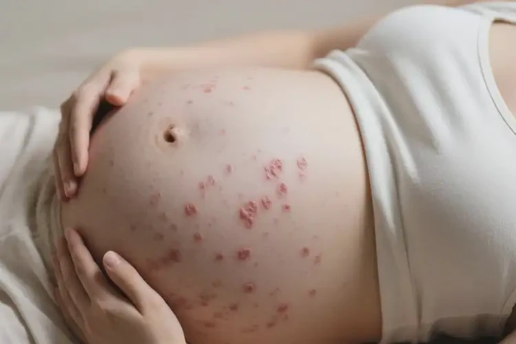 孕婦肚子上有濕疹可不可以徹底自愈(圖1)