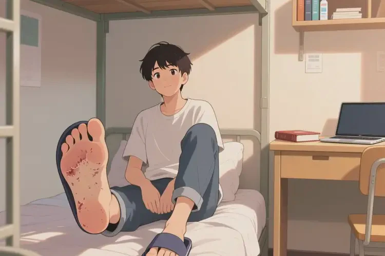 大學(xué)生腳上偶爾長濕疹不管它會自己好嗎(圖3)