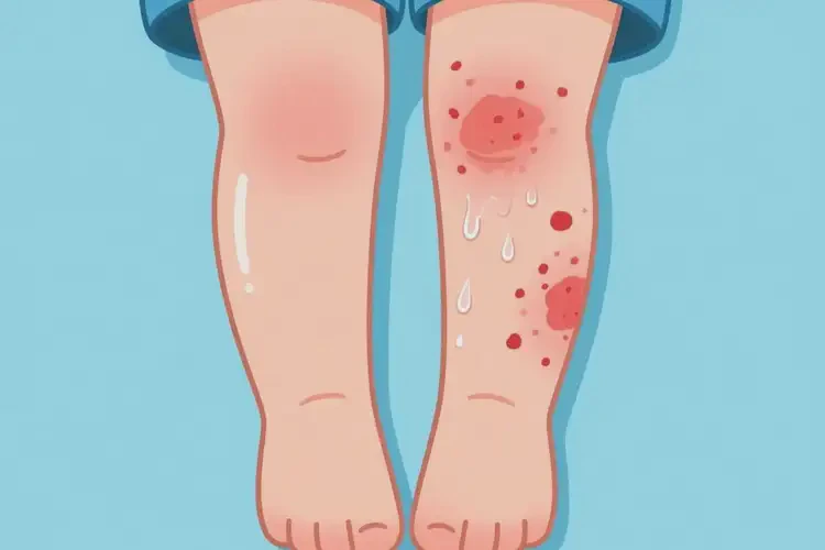 少兒大腿容易長濕疹不管它會自己痊愈嗎(圖3)