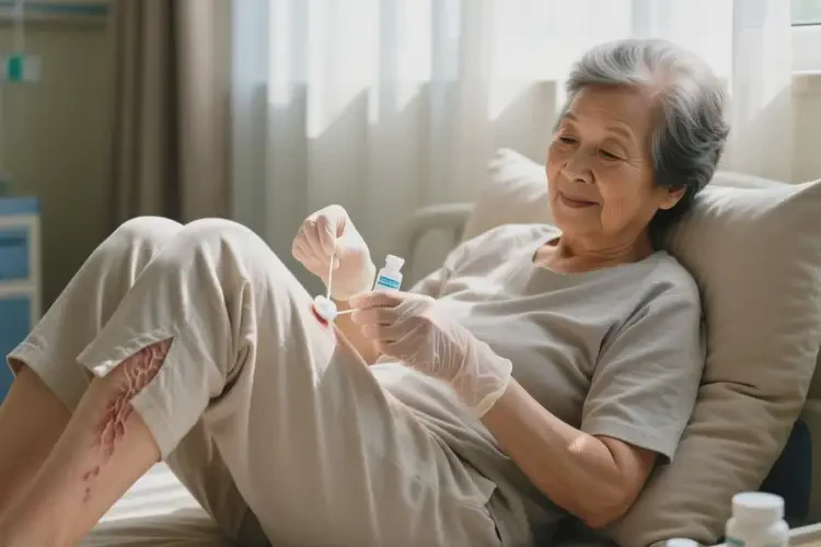 老年人大腿偶爾長濕疹能靠自己自愈嗎(圖3)