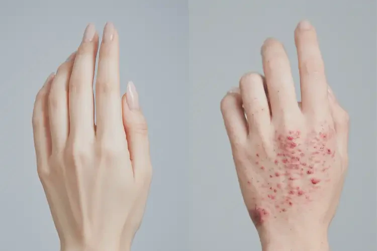 女人手上經(jīng)常長(zhǎng)濕疹能徹底自愈嗎(圖3)