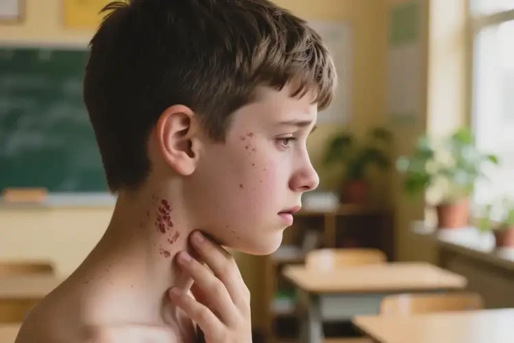 中學(xué)生脖子容易起濕疹不管它會(huì)自己痊愈嗎(圖3)