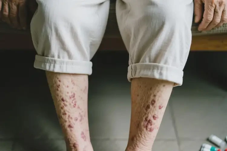 老年人四肢長(zhǎng)濕疹可以徹底自愈嗎(圖2)