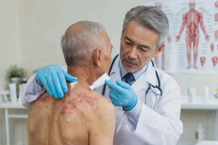 老年人脖子上起濕疹能不能徹底自愈(圖3)