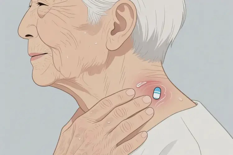 高齡老人脖子有濕疹不管它會(huì)自己痊愈嗎(圖1)