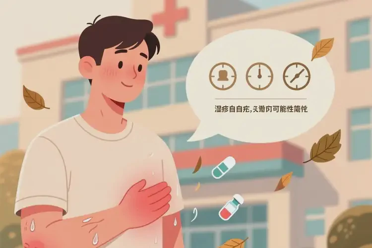 男人手臂容易起湿疹可不可以彻底自愈(图1)