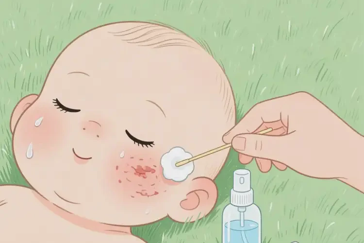 嬰兒面部經(jīng)常長濕疹能夠徹底治愈嗎(圖2)
