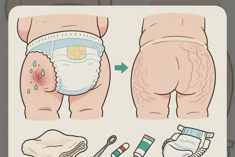 寶寶屁股上有濕疹能靠自己自愈嗎(圖1)