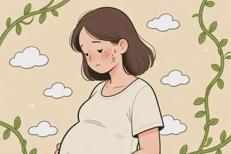 孕婦臉上容易起濕疹能夠徹底治愈嗎(圖2)