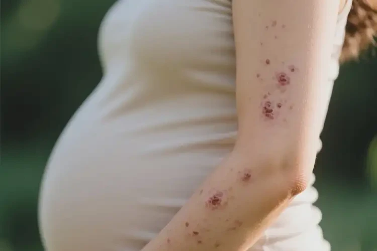 產(chǎn)婦手臂上出濕疹能靠自己自愈嗎(圖2)