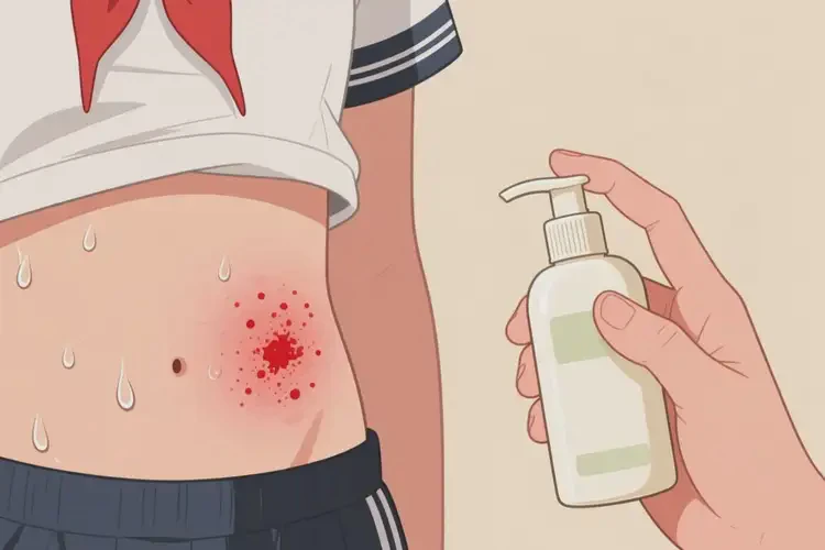 中学生肚子容易长湿疹不管它会自己痊愈吗(图3)