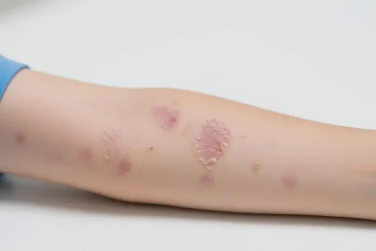 青年人手臂上偶爾起濕疹不管它會自己好嗎(圖3)