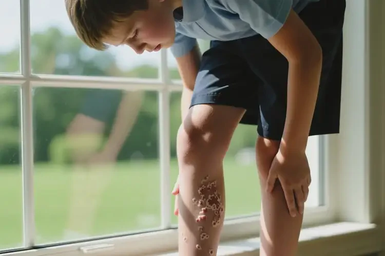 中學(xué)生小腿上容易起濕疹不管它會自己好嗎(圖3)