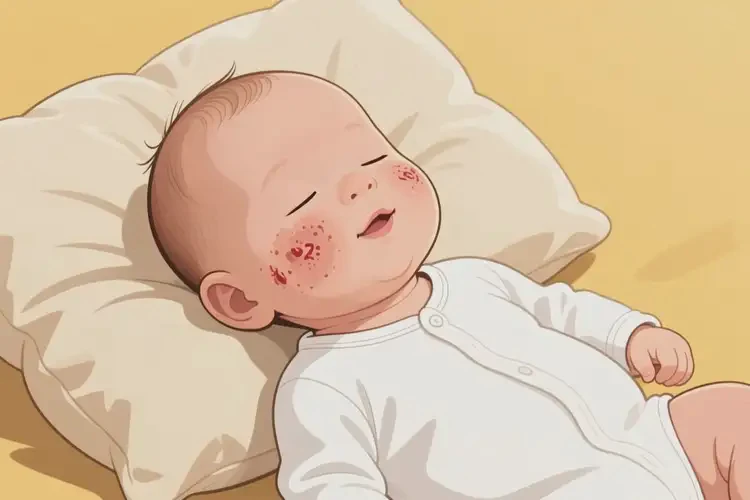 新生儿脖子经常长湿疹不管它会自己痊愈吗(图2)