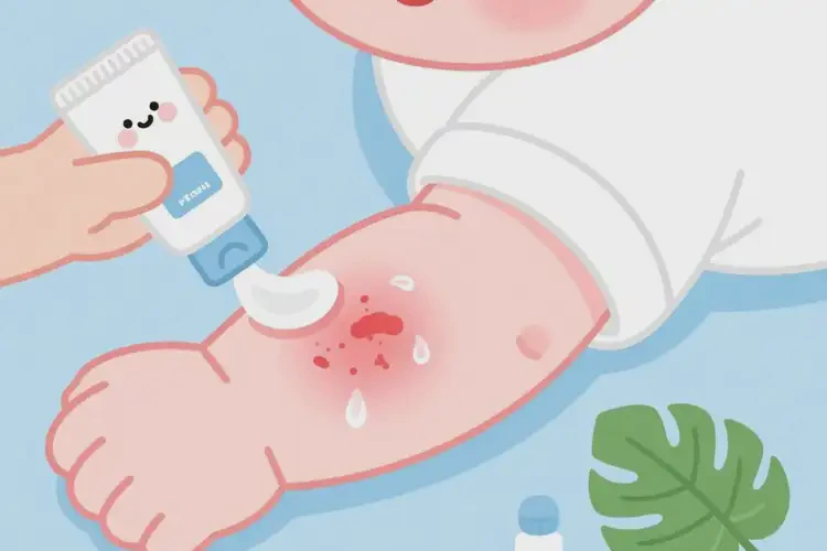 寶寶手臂容易起濕疹能夠徹底治愈嗎(圖4)