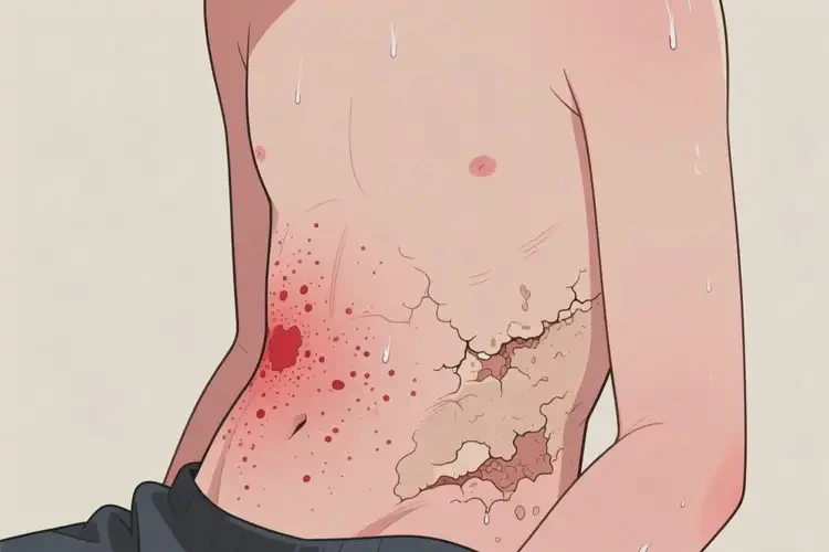 青少年肚子上偶爾起濕疹能徹底自愈嗎(圖3)