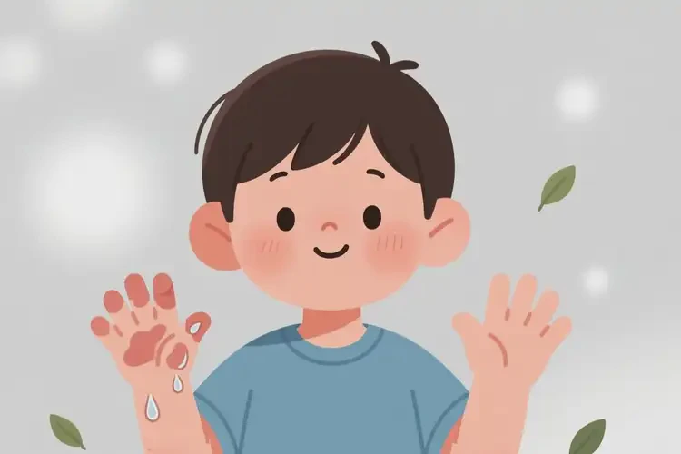 孩子四肢容易起湿疹不管它会自己好吗(图2)