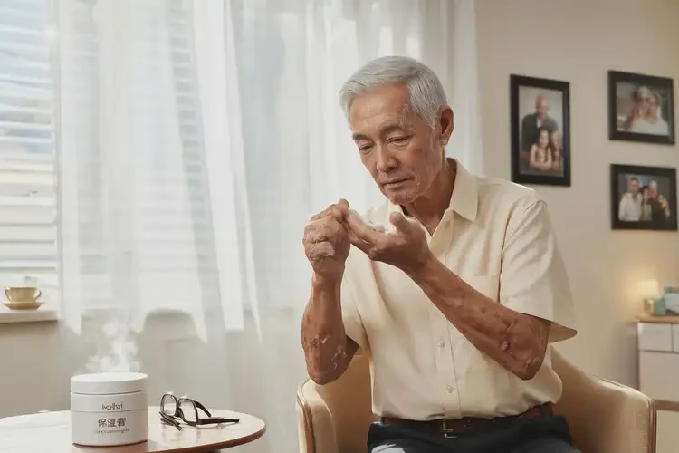 老年人脖子出現(xiàn)濕疹不管它會自己痊愈嗎(圖2)