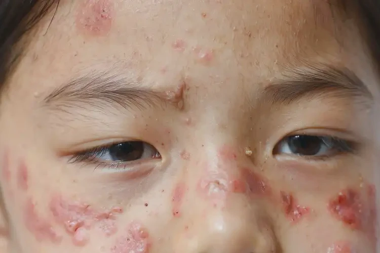 中學生臉上經(jīng)常長濕疹不管它會自己痊愈嗎(圖4)