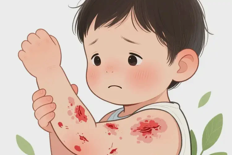 小學(xué)生手臂經(jīng)常起濕疹不管它會自己好嗎(圖3)