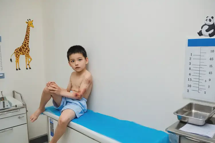 少兒大腿起濕疹不管它會自己好嗎(圖3)