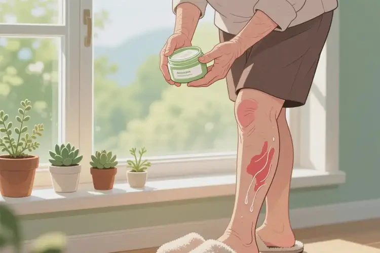 老人小腿容易起濕疹可不可以徹底自愈(圖2)