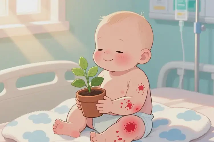 嬰幼兒四肢出現(xiàn)濕疹可以徹底自愈嗎(圖4)